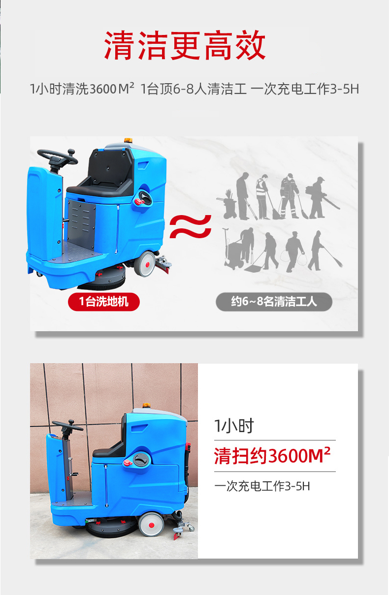 金山驾驶式洗地机更适合用在高铁站