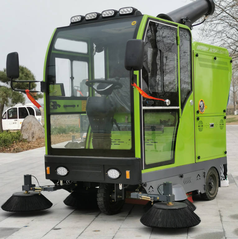 金山道路清洁广泛应用电动环卫清扫车